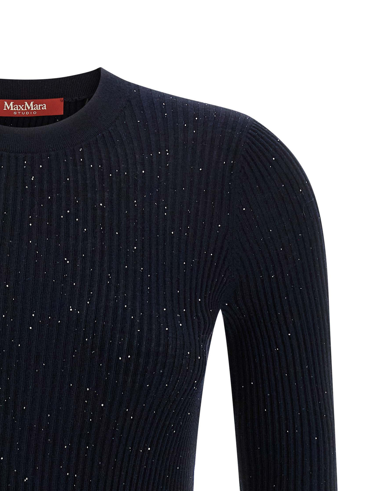 Max Mara Blue Silk Cardigan