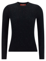 Max Mara Black Silk Cardigan