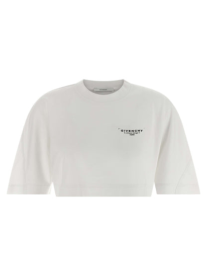 Givenchy White Cotton T-Shirt