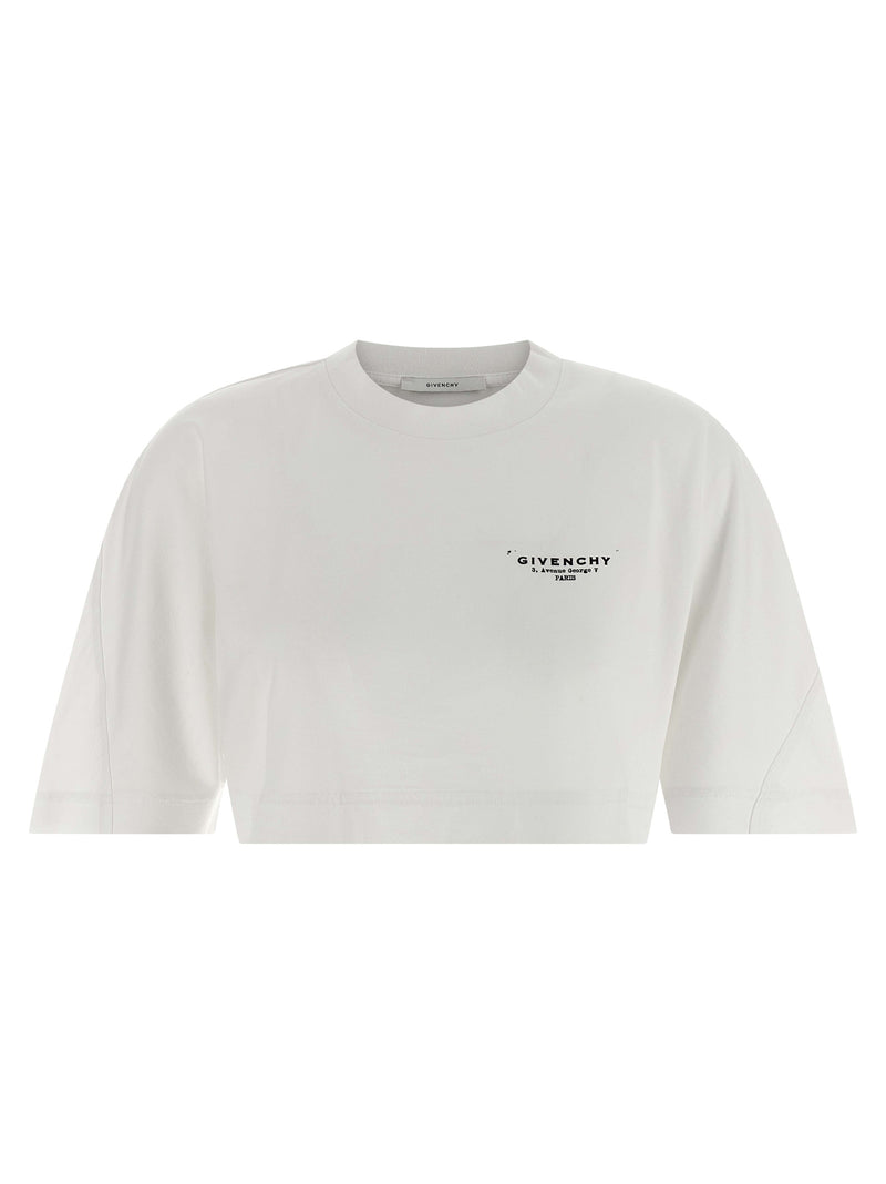 Givenchy White Cotton T-Shirt