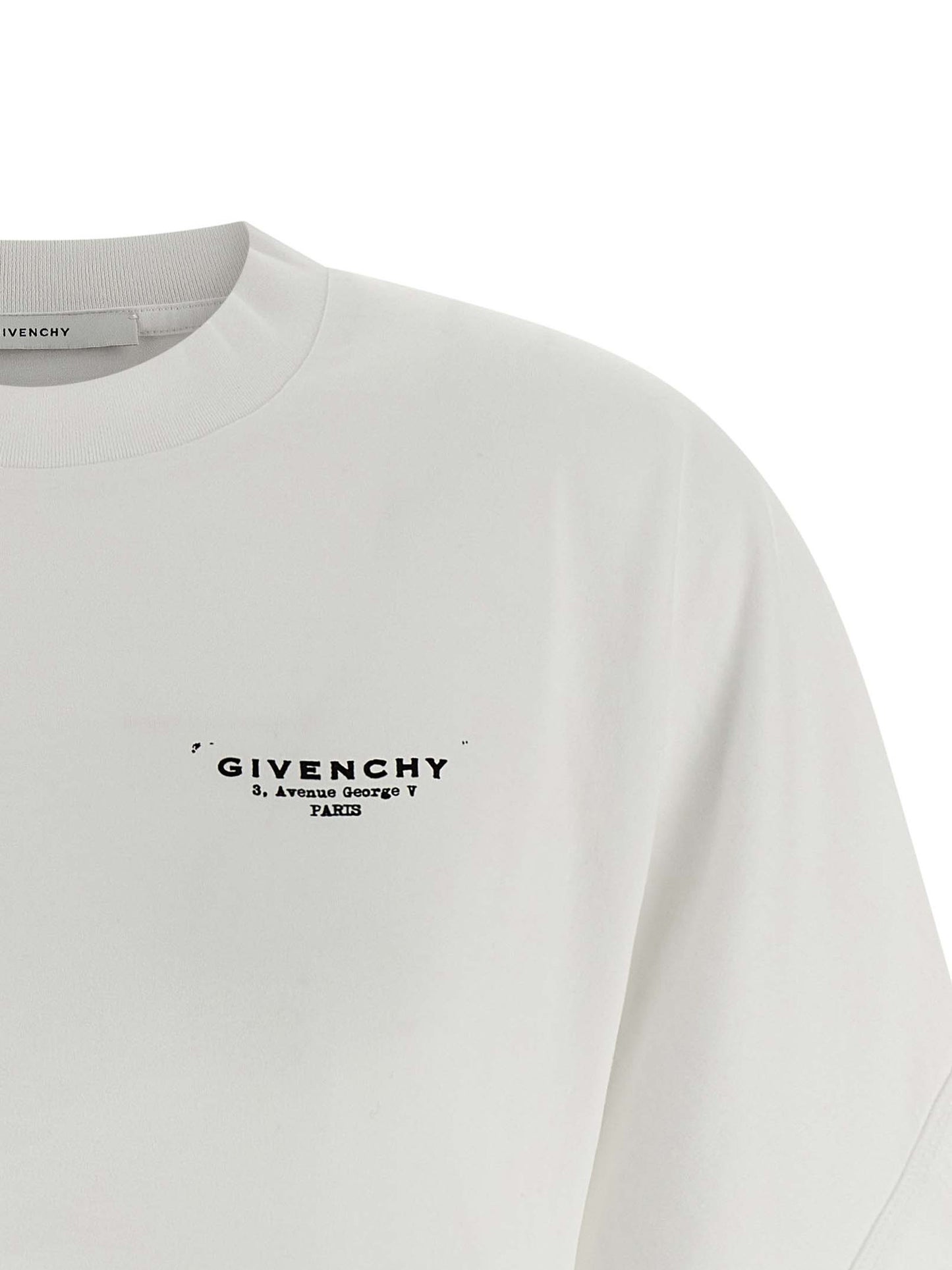 Givenchy White Cotton T-Shirt