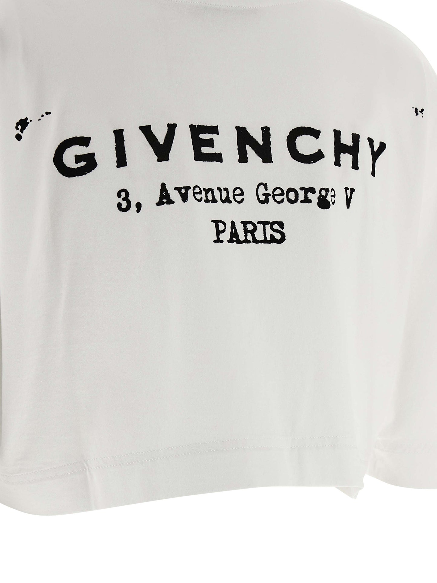 Givenchy White Cotton T-Shirt