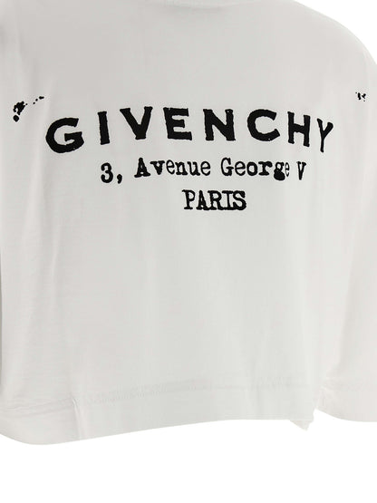 Givenchy White Cotton T-Shirt