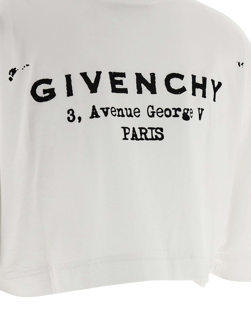 Givenchy White Cotton T-Shirt