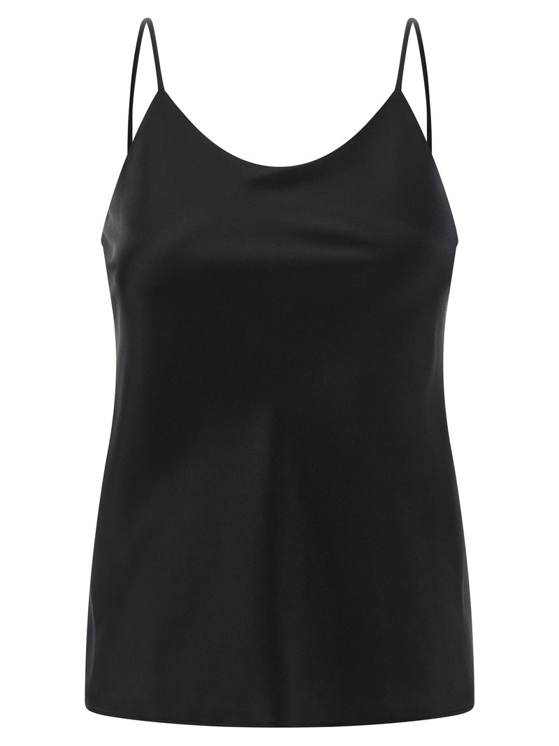 Max Mara Ontano Black Silk Tank Top