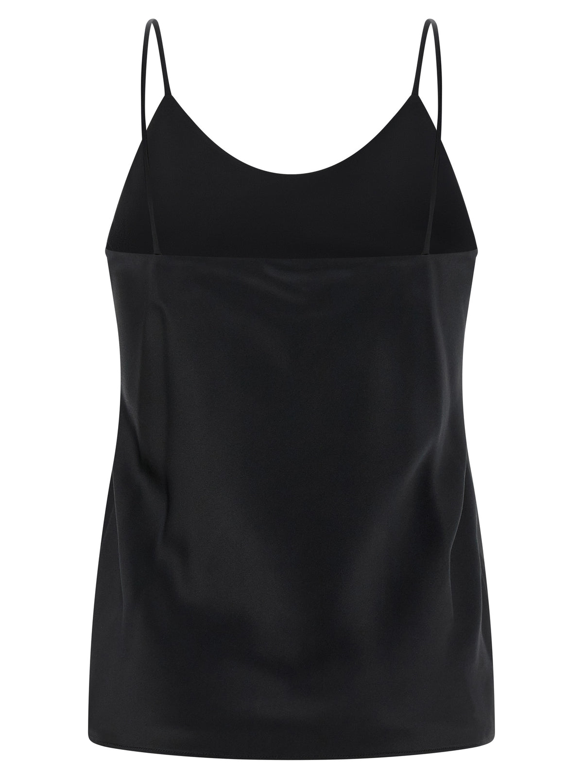 Max Mara Ontano Black Silk Tank Top