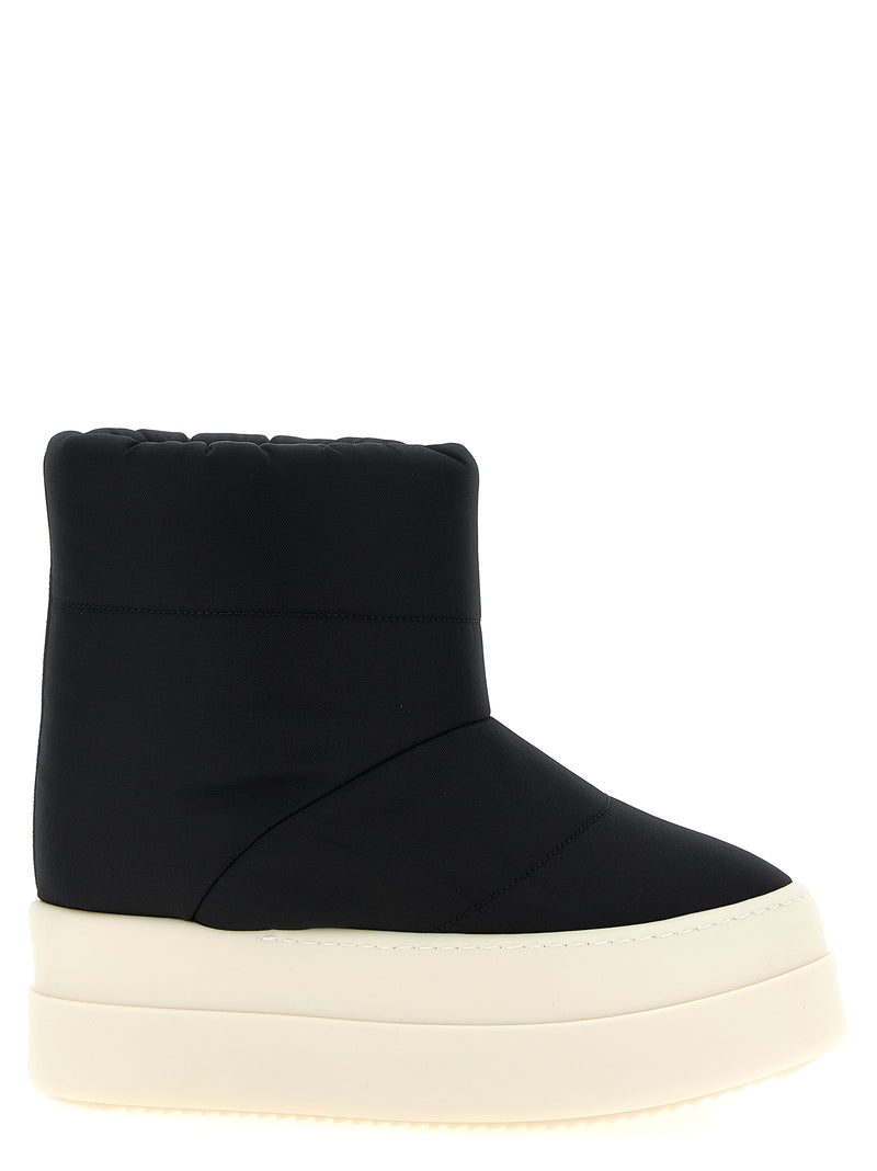 DRKSHDW Mega Bumper Low Lunar Bicolor Nylon Ankle Boots