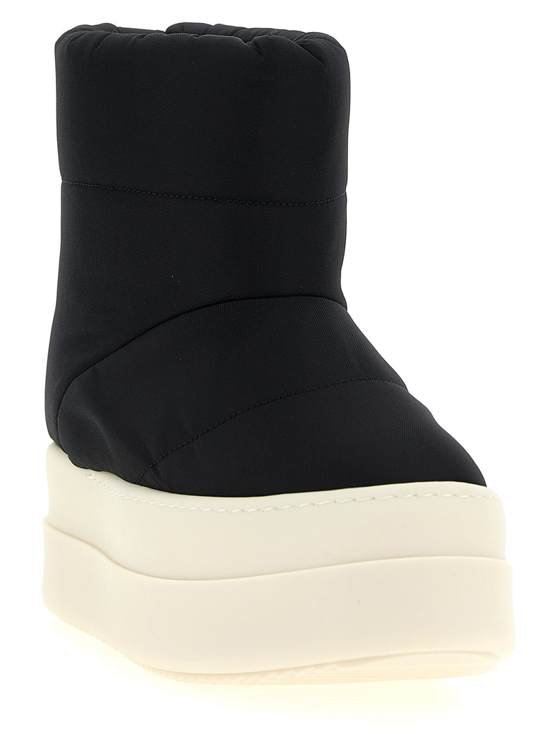 DRKSHDW Mega Bumper Low Lunar Bicolor Nylon Ankle Boots