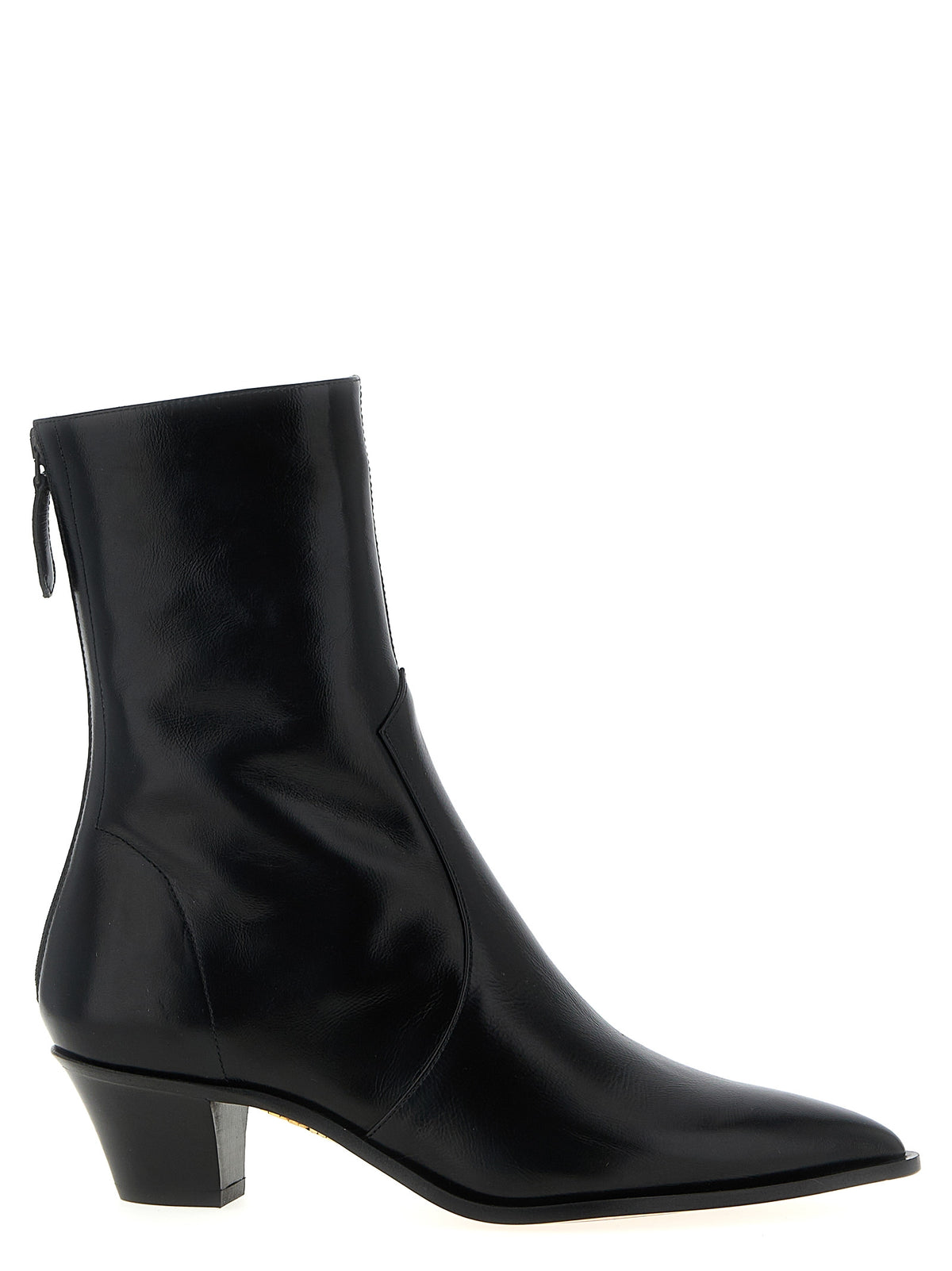 Aquazzura Brunswick Black Calfskin Chelsea Boots