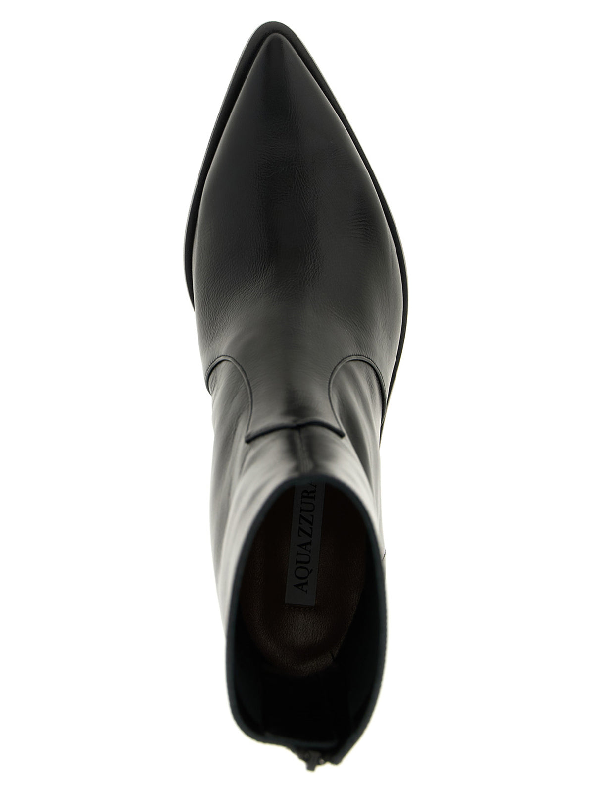 Aquazzura Brunswick Black Calfskin Chelsea Boots