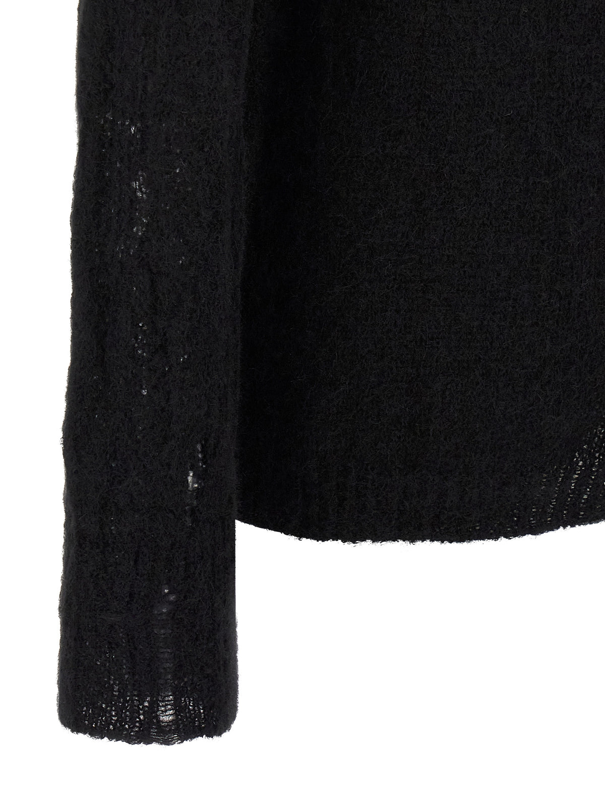 Thom Krom Black Wool Cardigan