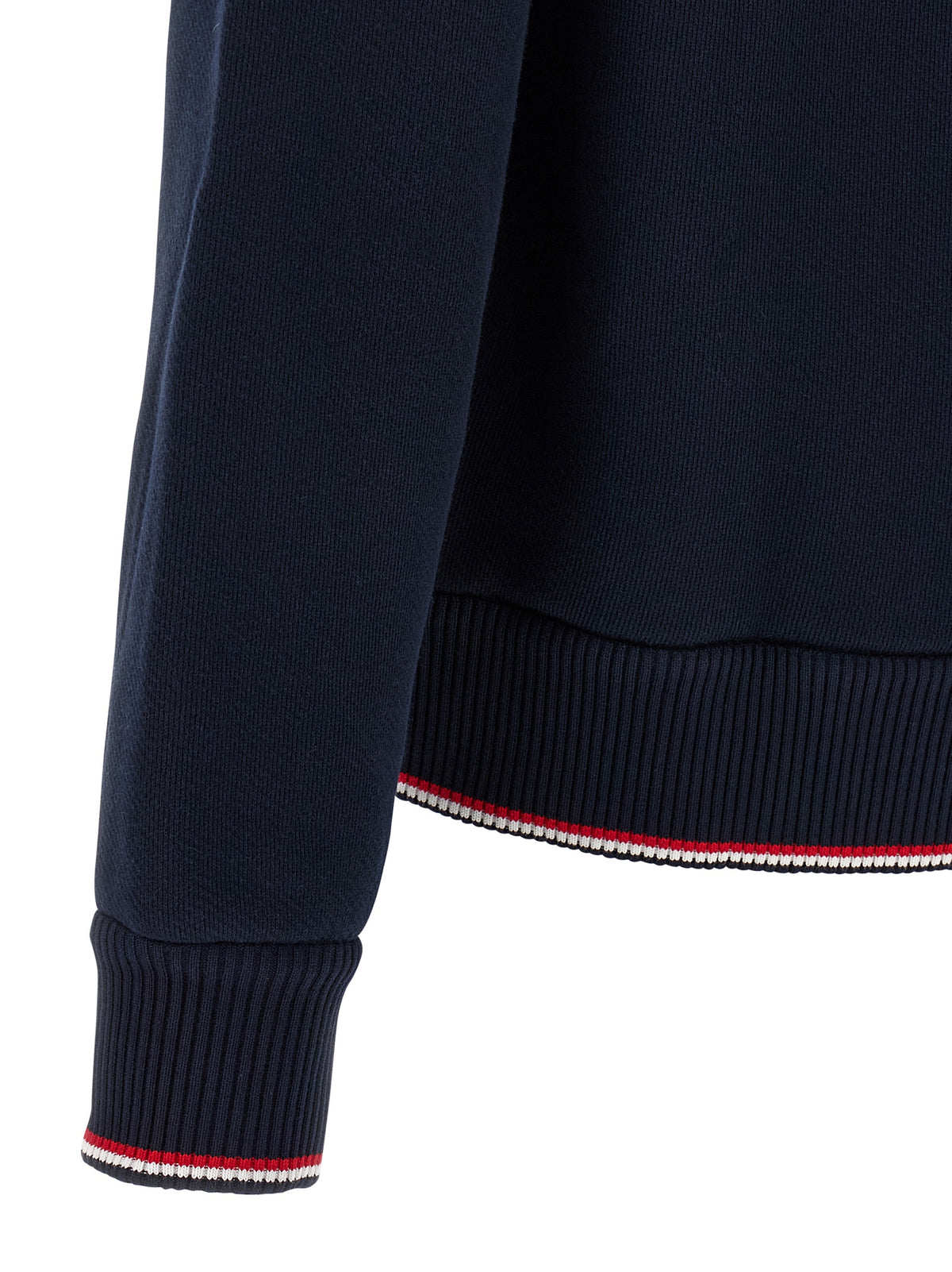 Thom Browne Blue Cotton Sweatshirt