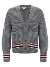 Thom Browne Gray Cashmere Cardigan