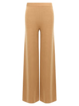 Max Mara Brown Wool Casual Pants