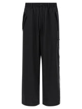 Y-3 Black Polyester Casual Pants