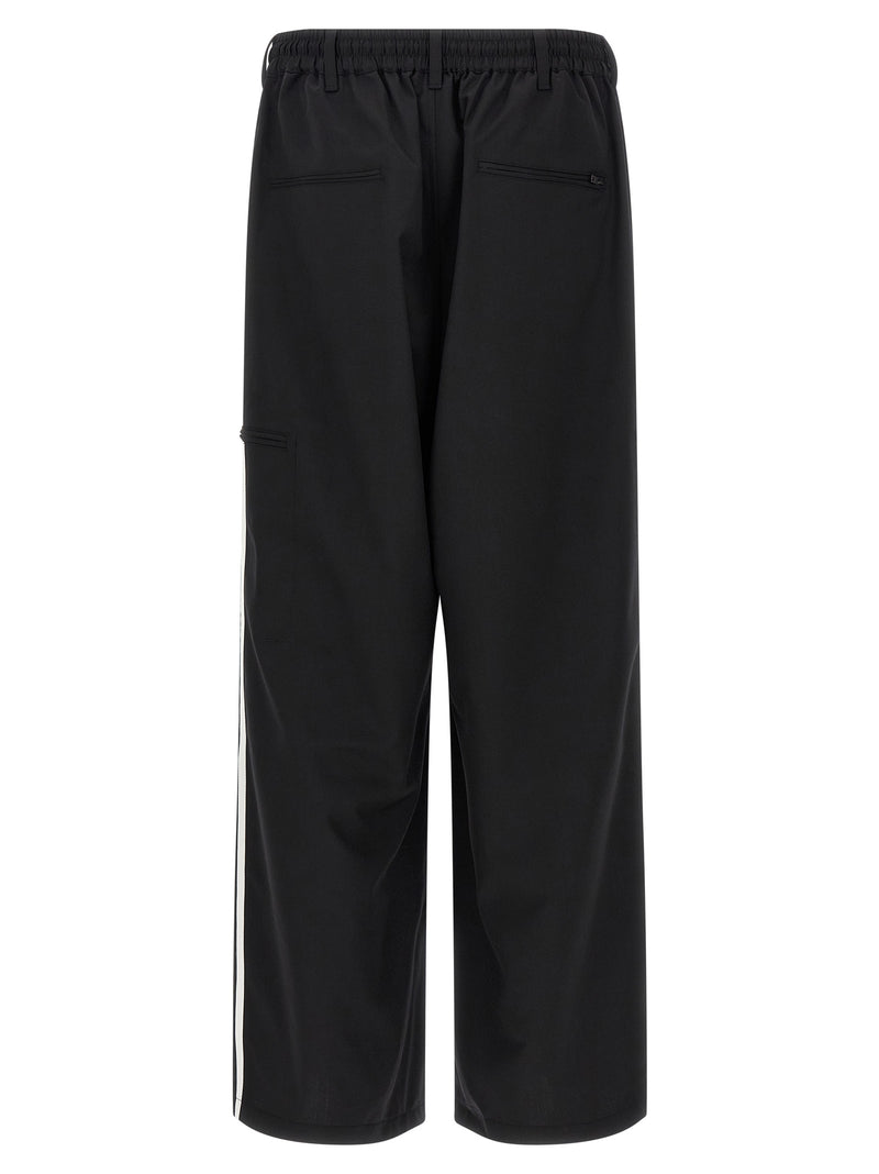 Y-3 Black Polyester Casual Pants
