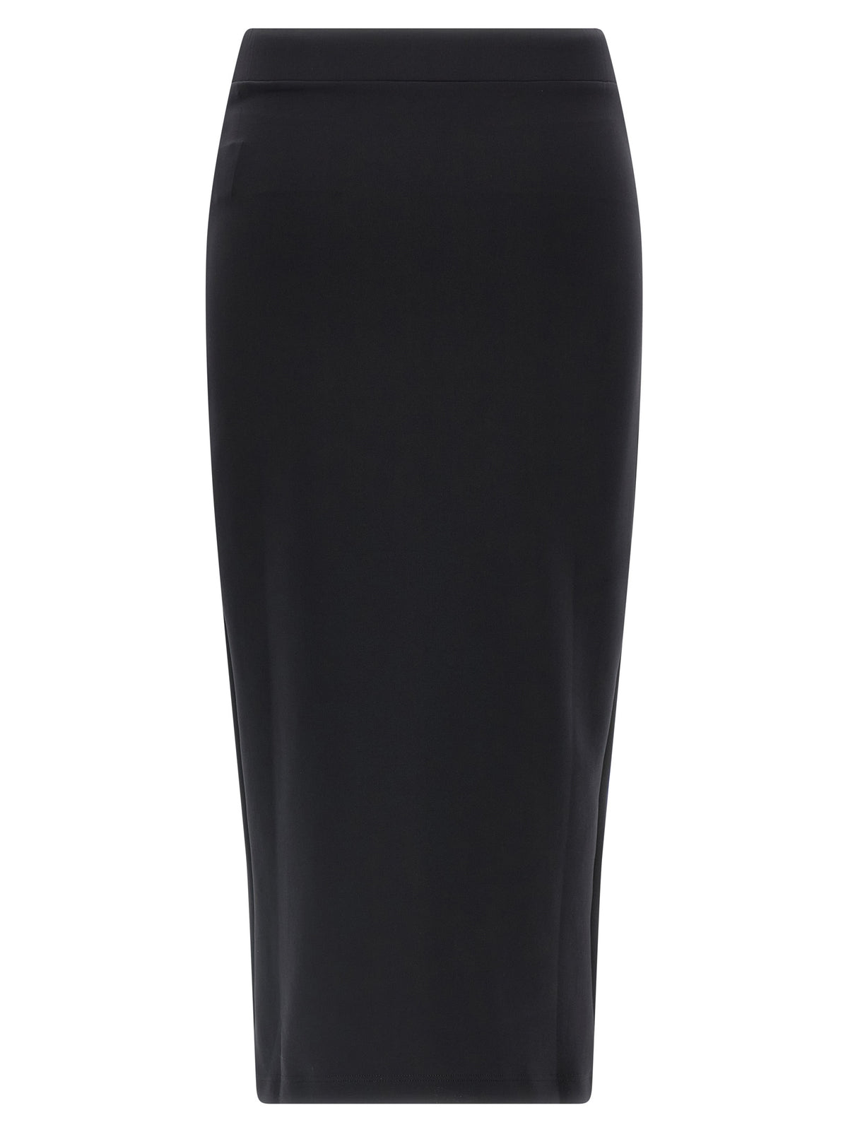Off-White Black Polyamide Midi Skirt