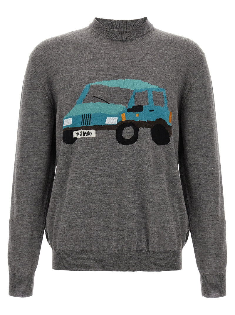 Magliano Gray Wool Cardigan