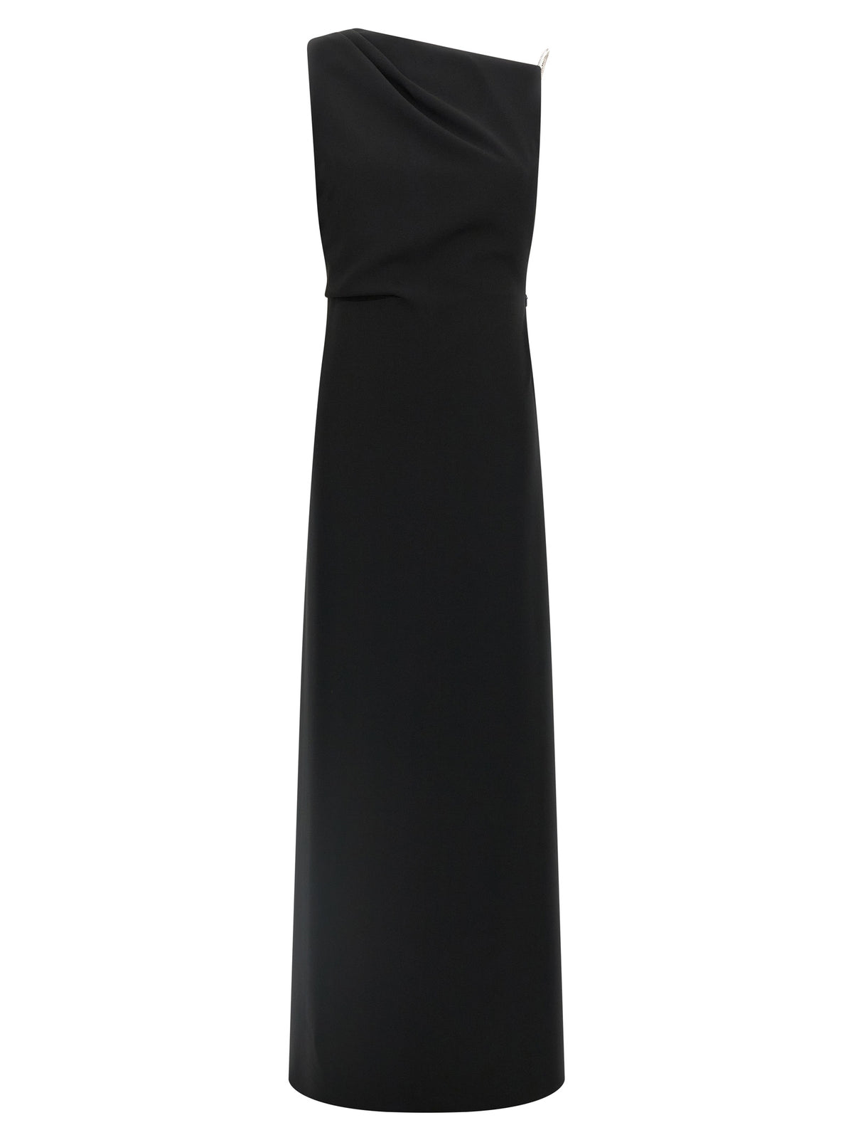 Robe longue noire Max Mara en triacétate
