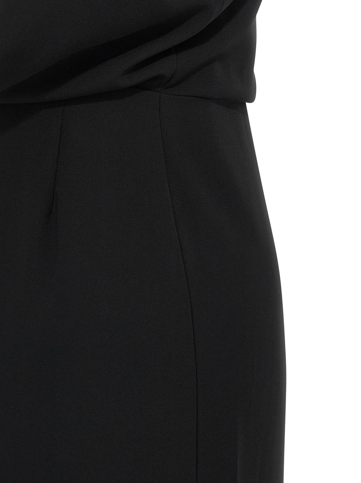 Robe longue noire Max Mara en triacétate