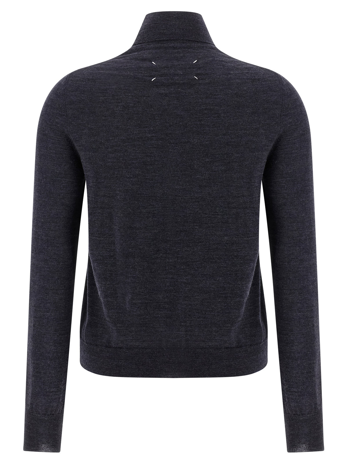 Maison Margiela Blue Wool Cardigan