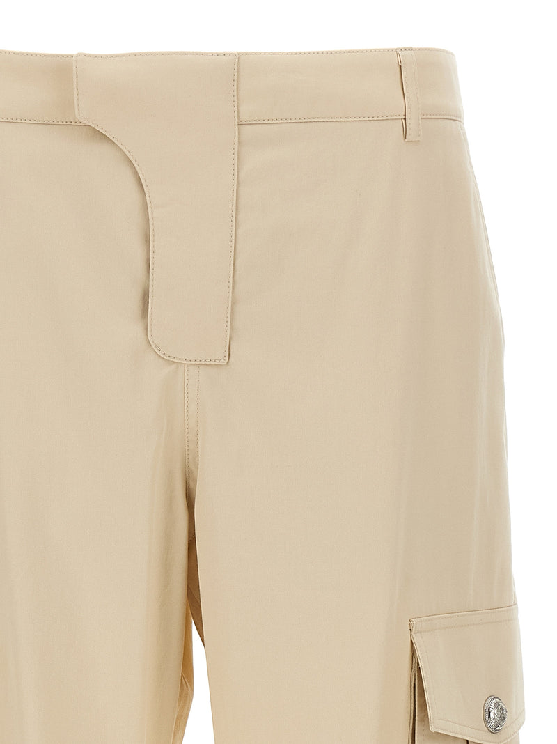 Balmain Beige Cotton Cargo Pants - Stylish & Versatile