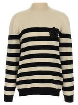 Cardigan Balmain en laine bicolore