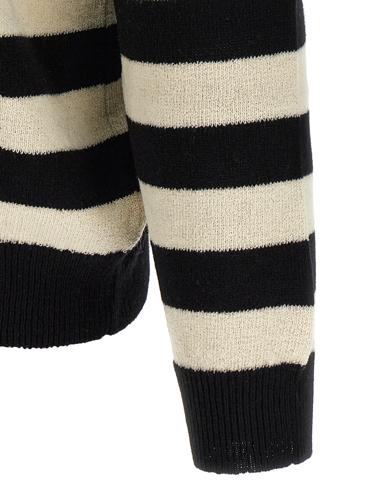 Cardigan Balmain en laine bicolore