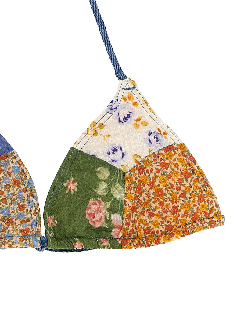Bas de bikini Zimmermann en coton multicolore