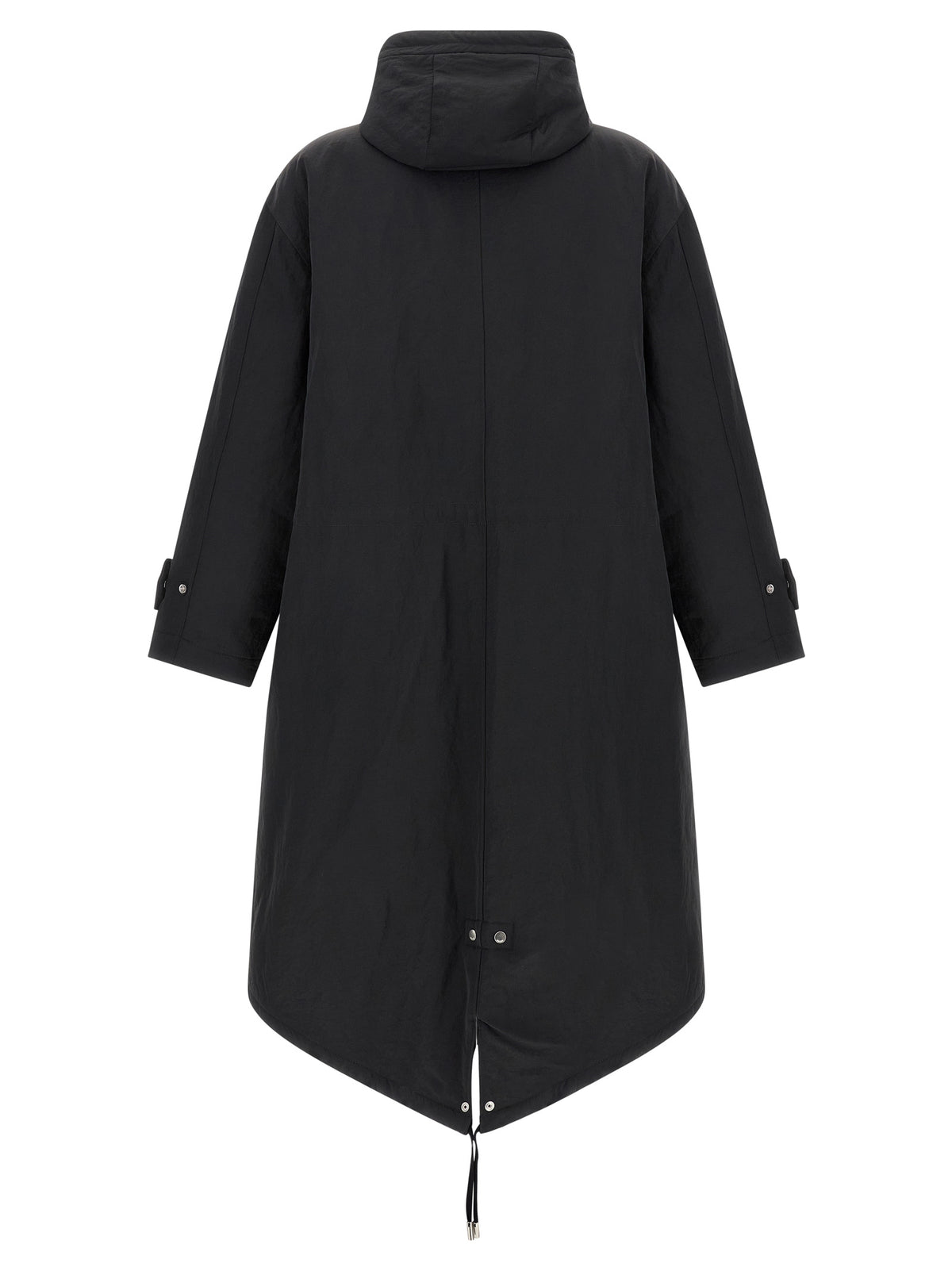 Ami Paris Gray Polyamide Parka