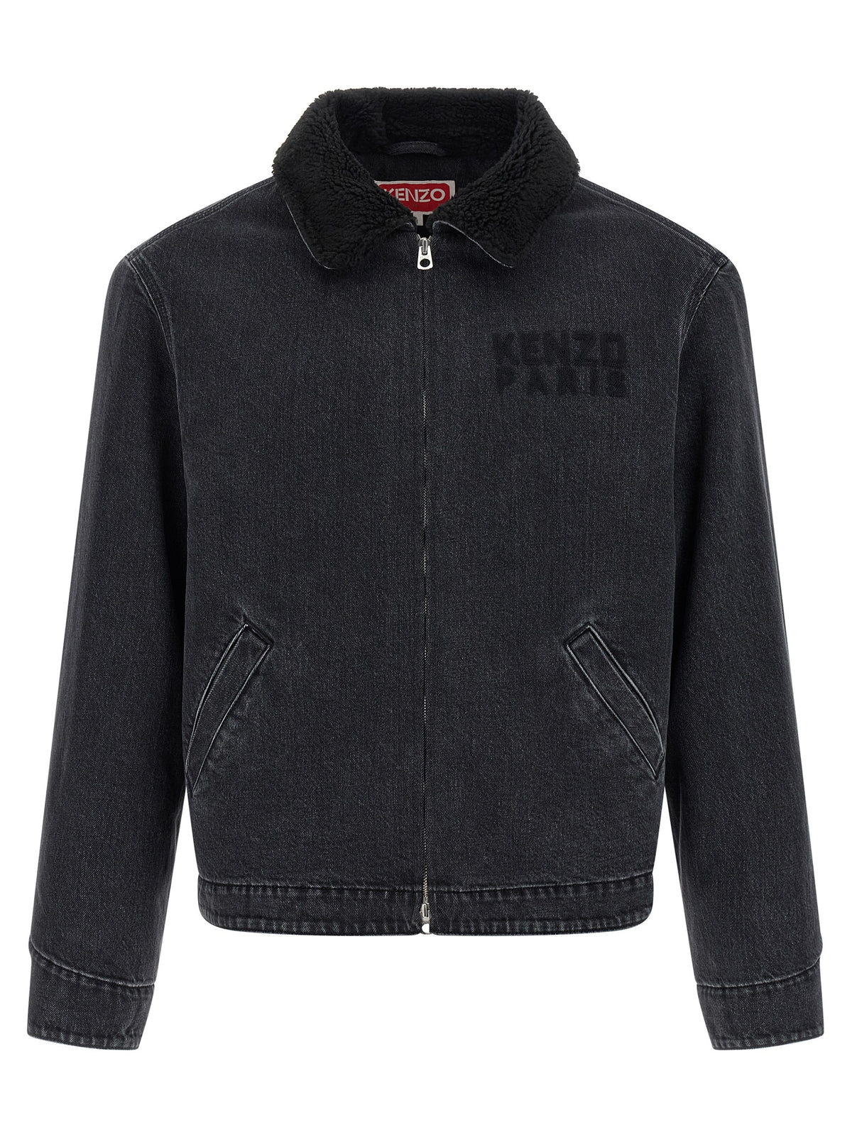Kenzo Black Cotton Denim Jacket