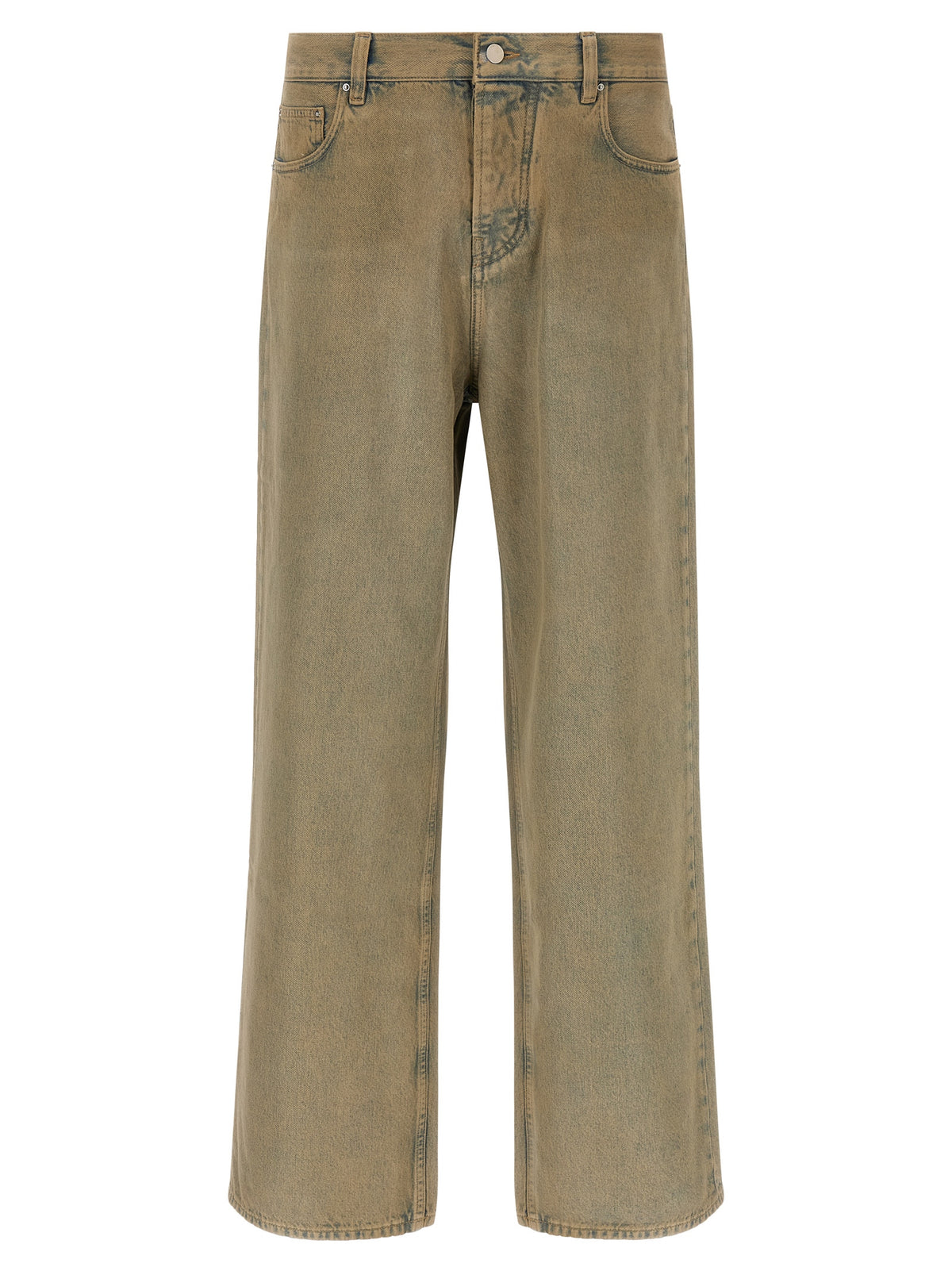 Jean droit Amiri en coton beige