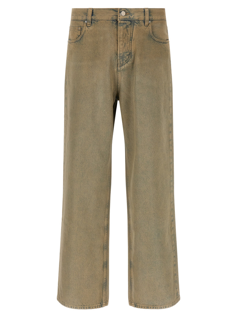 Jean droit Amiri en coton beige