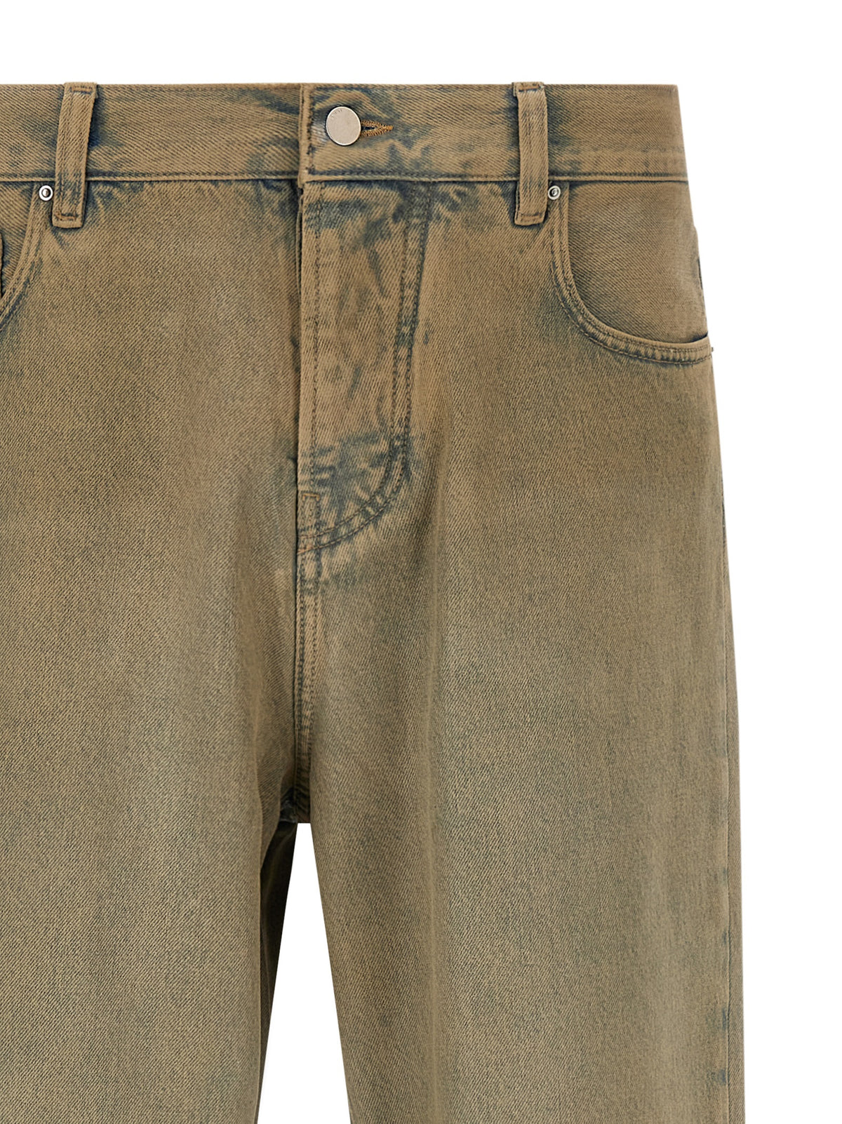 Jean droit Amiri en coton beige
