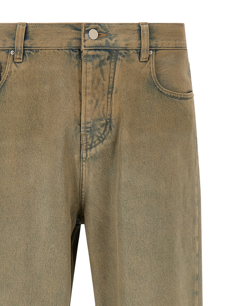 Jean droit Amiri en coton beige