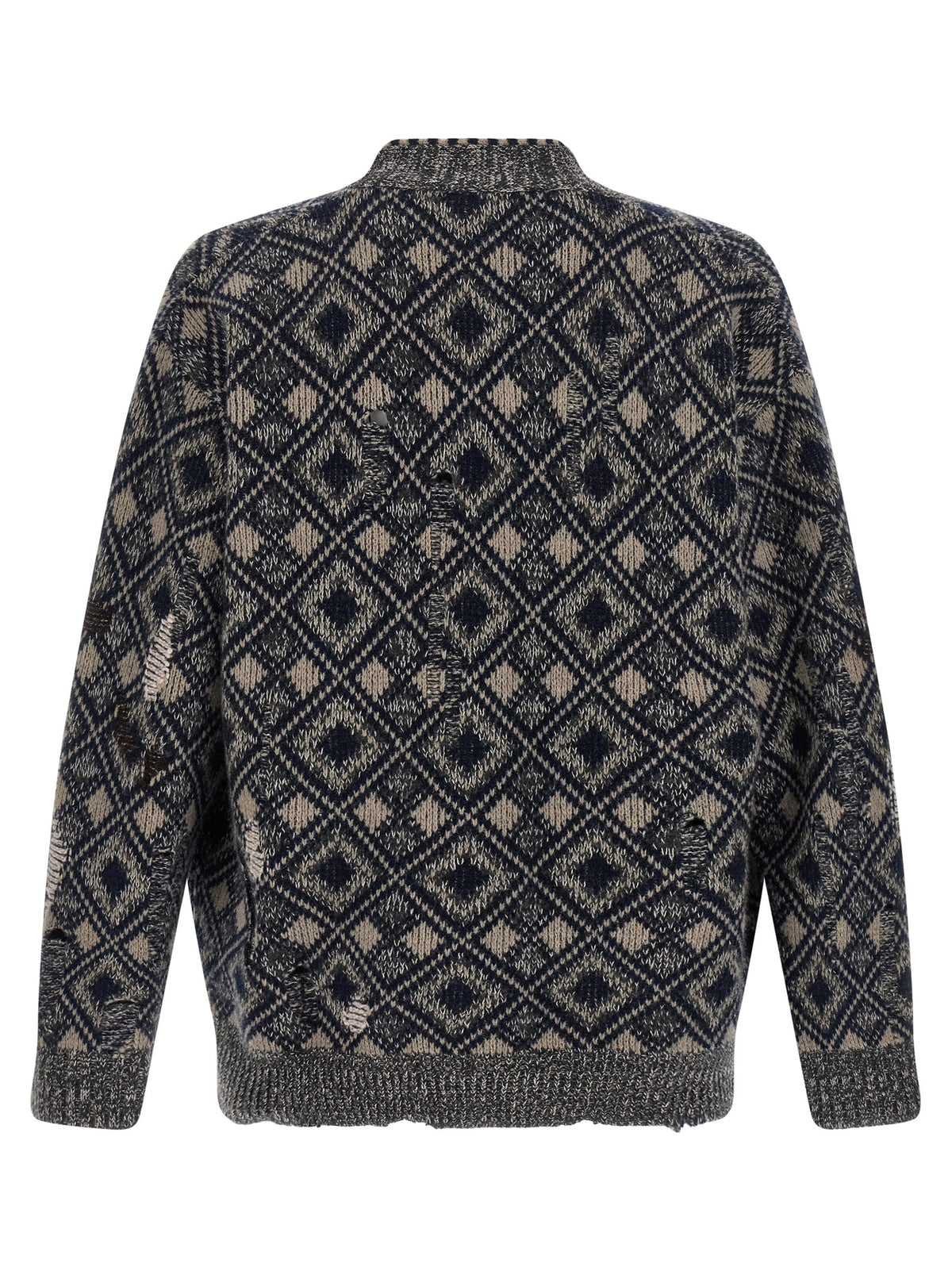 WALES BONNER Multicolor Merino Wool Cardigan