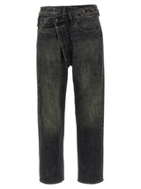 R13 Black Cotton Jeans Denim