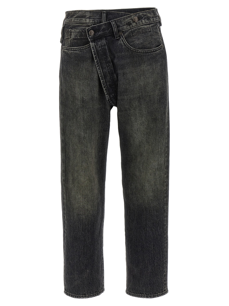 R13 Black Cotton Jeans Denim