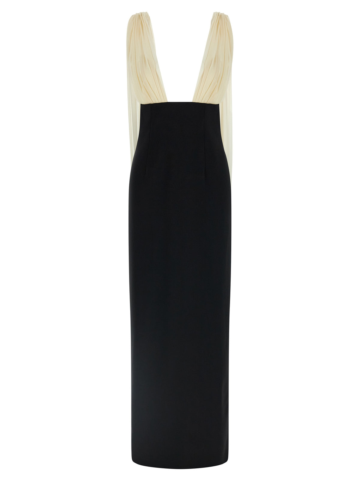 Armarium Bicolor Virgin Wool Long Dress