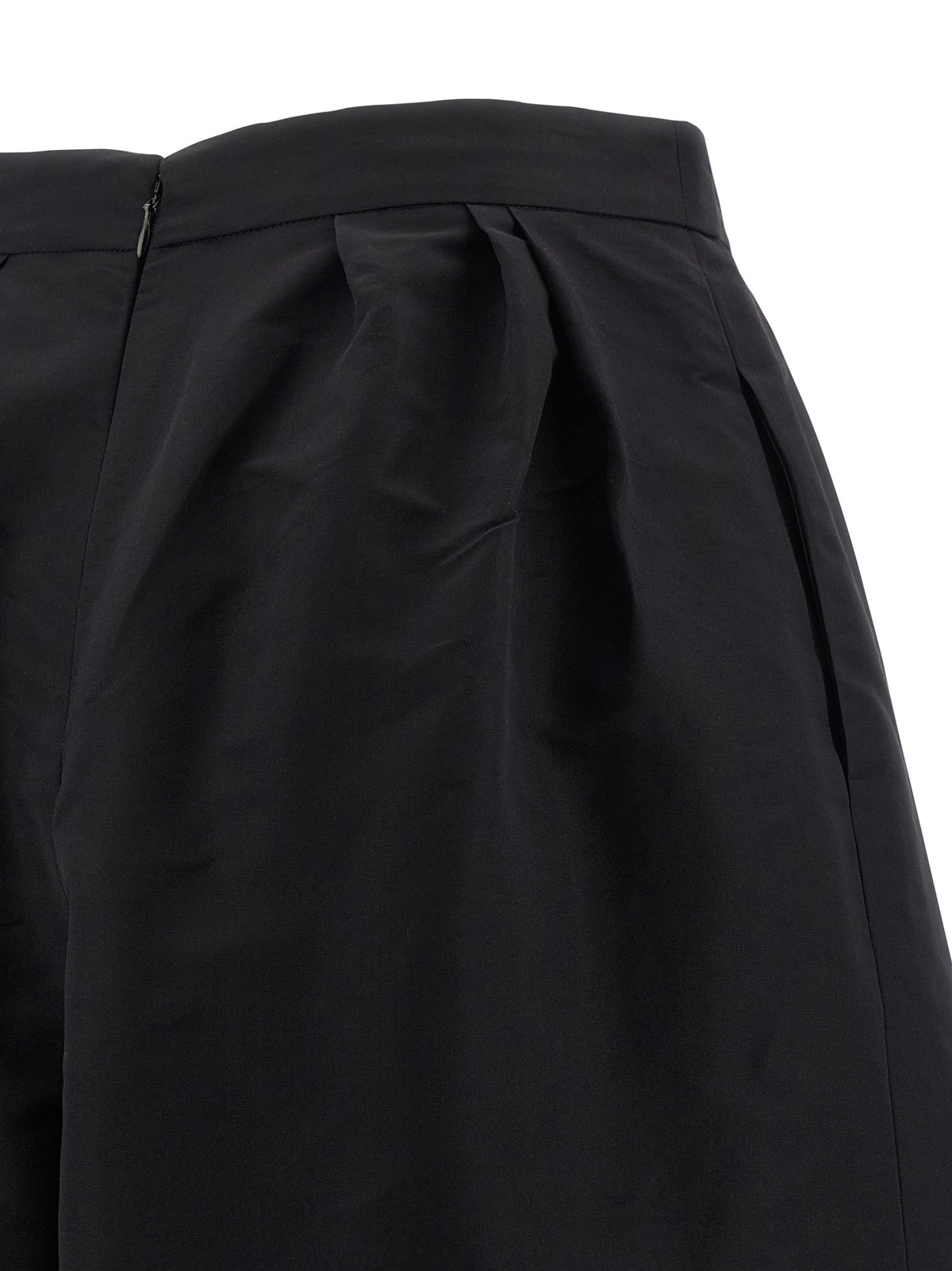 Carolina Herrera Black Silk Casual Pants