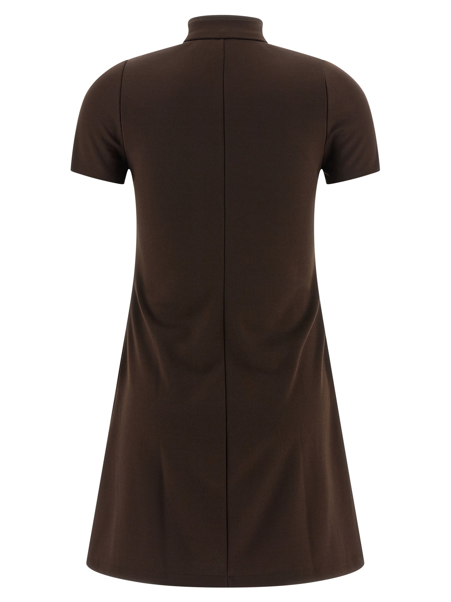Courrèges Brown Polyester Short Dress