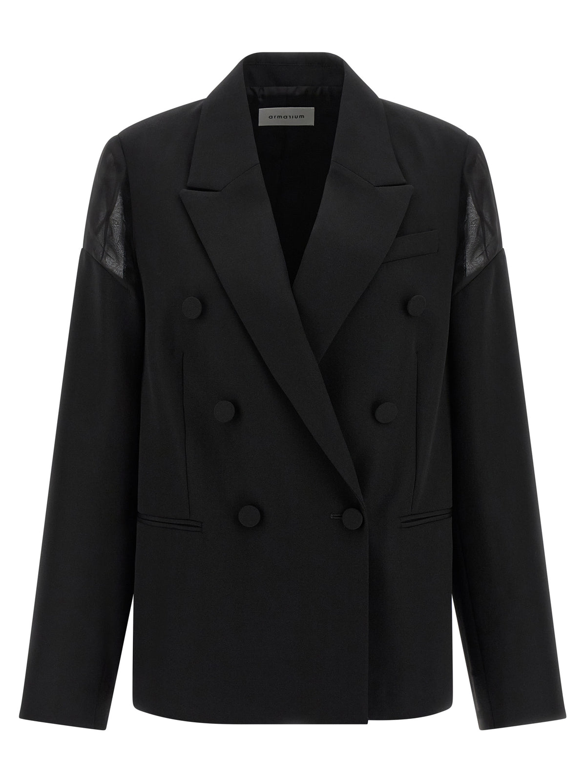 Armarium Black Virgin Wool Blazer