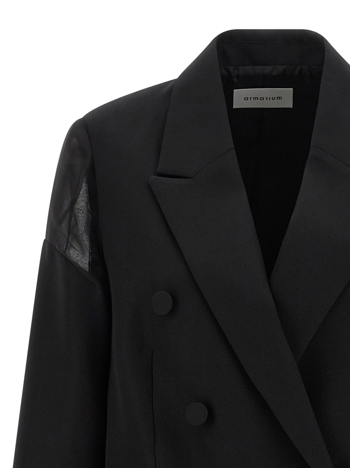 Armarium Black Virgin Wool Blazer