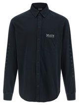 Balenciaga Black Cotton Blouse