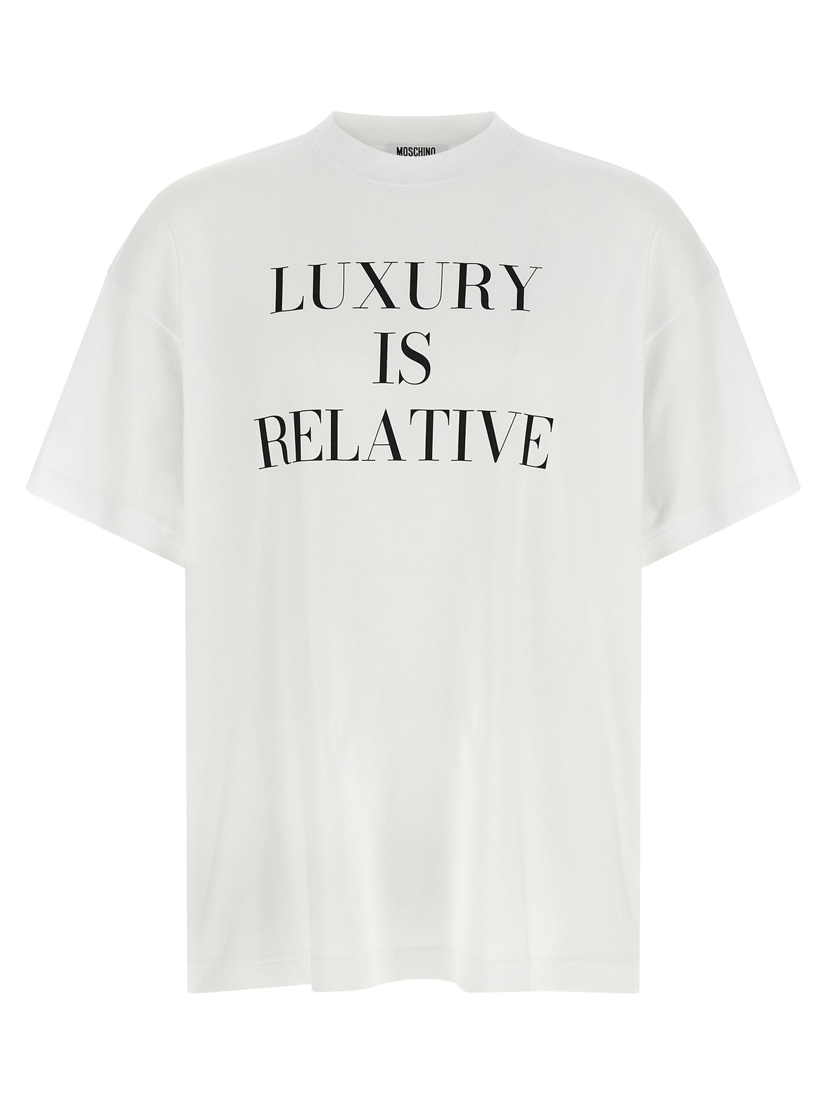 Moschino White Cotton T-Shirt