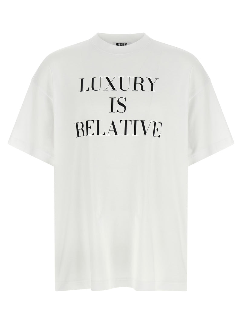 Moschino White Cotton T-Shirt