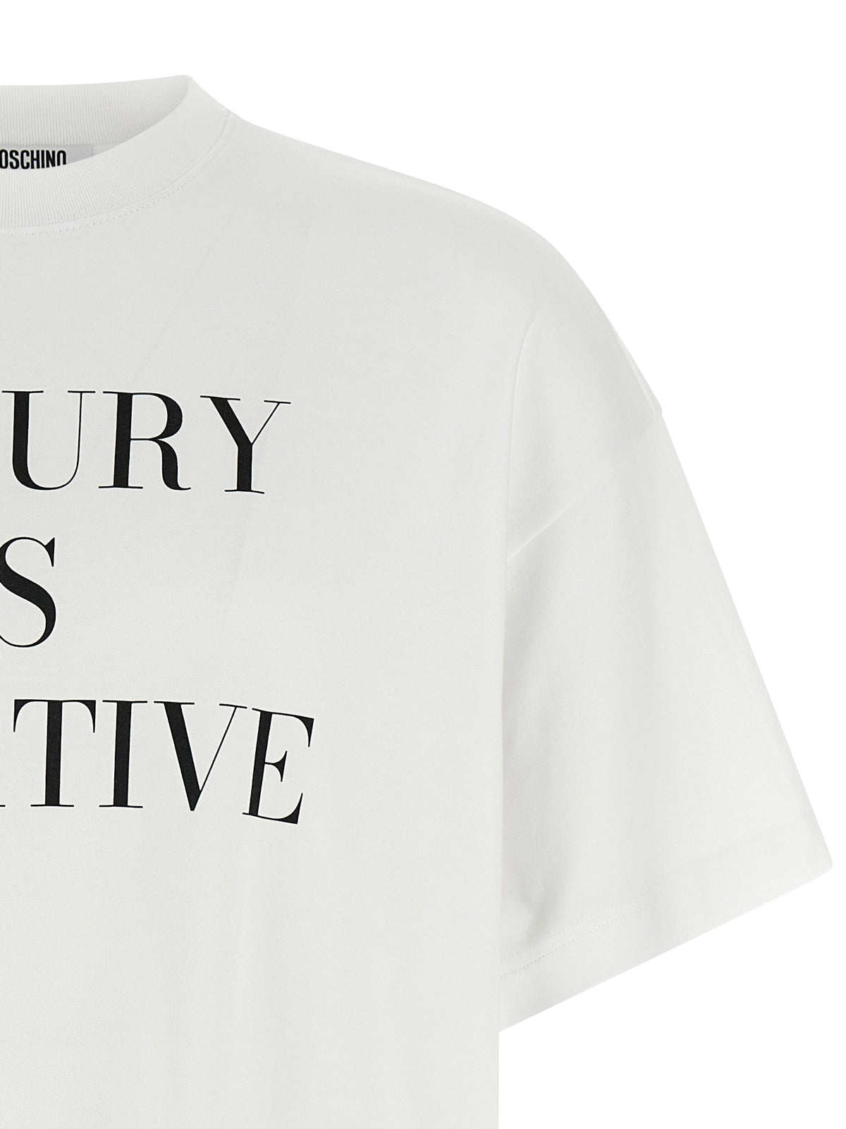 Moschino White Cotton T-Shirt
