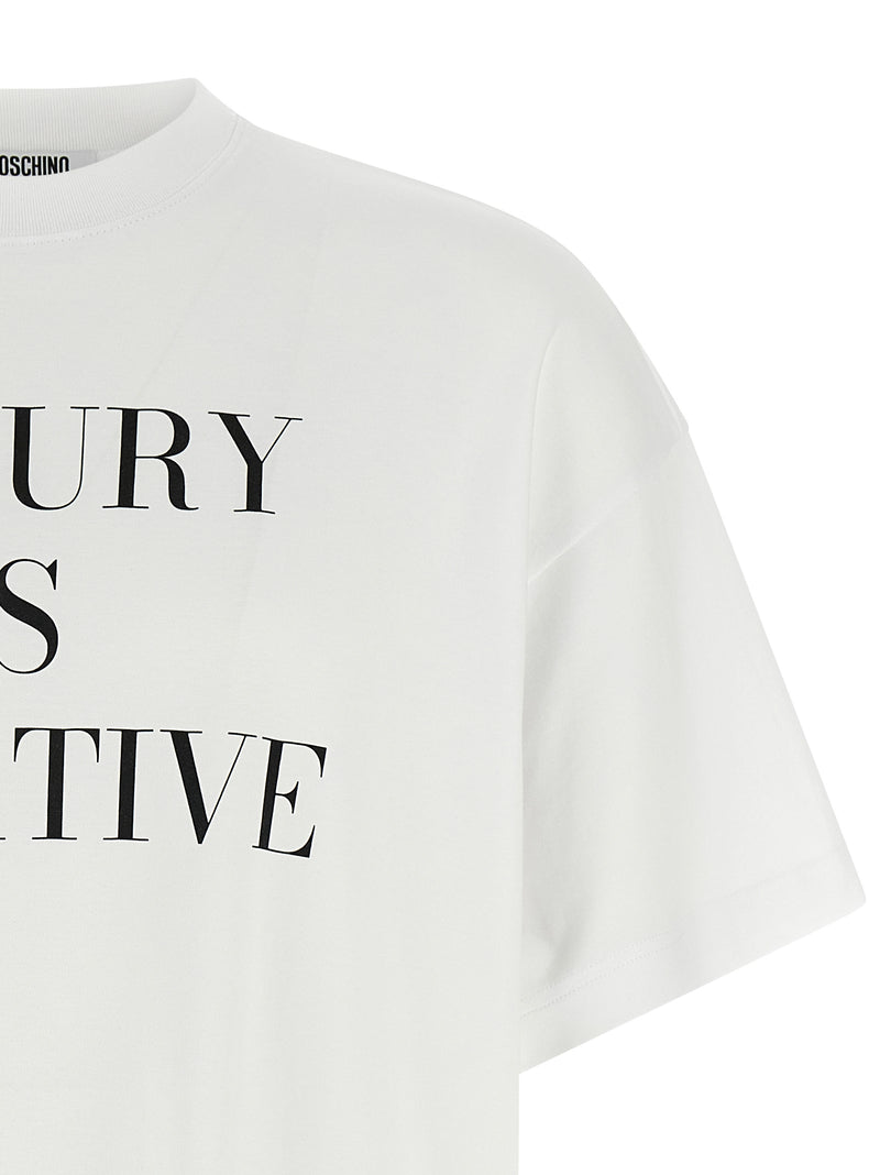 Moschino White Cotton T-Shirt