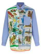 Chemisier multicolore en coton Comme des Garçons