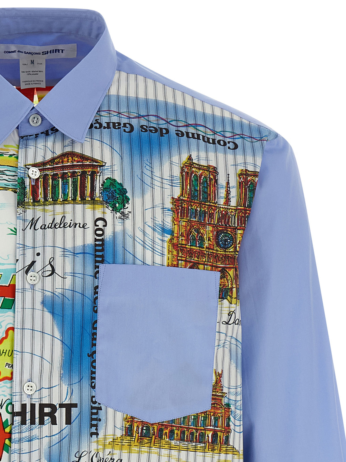 Chemisier multicolore en coton Comme des Garçons